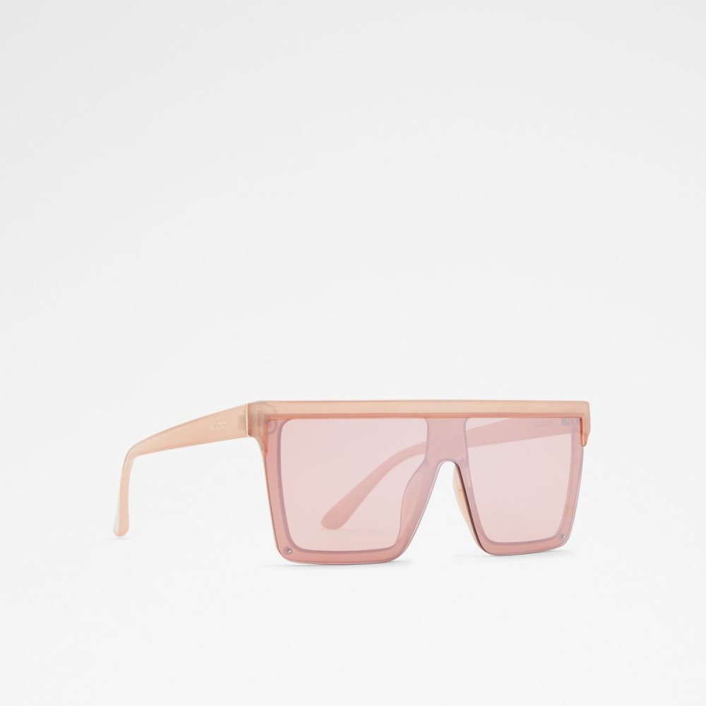 Női Aldo Brightside Shield sunglasses Napszemüveg Rózsaszín Arany | 214-GDRNSC