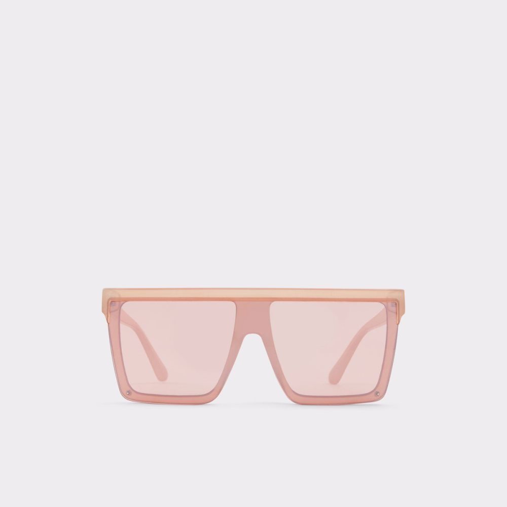 Női Aldo Brightside Shield sunglasses Napszemüveg Rózsaszín Arany | 214-GDRNSC