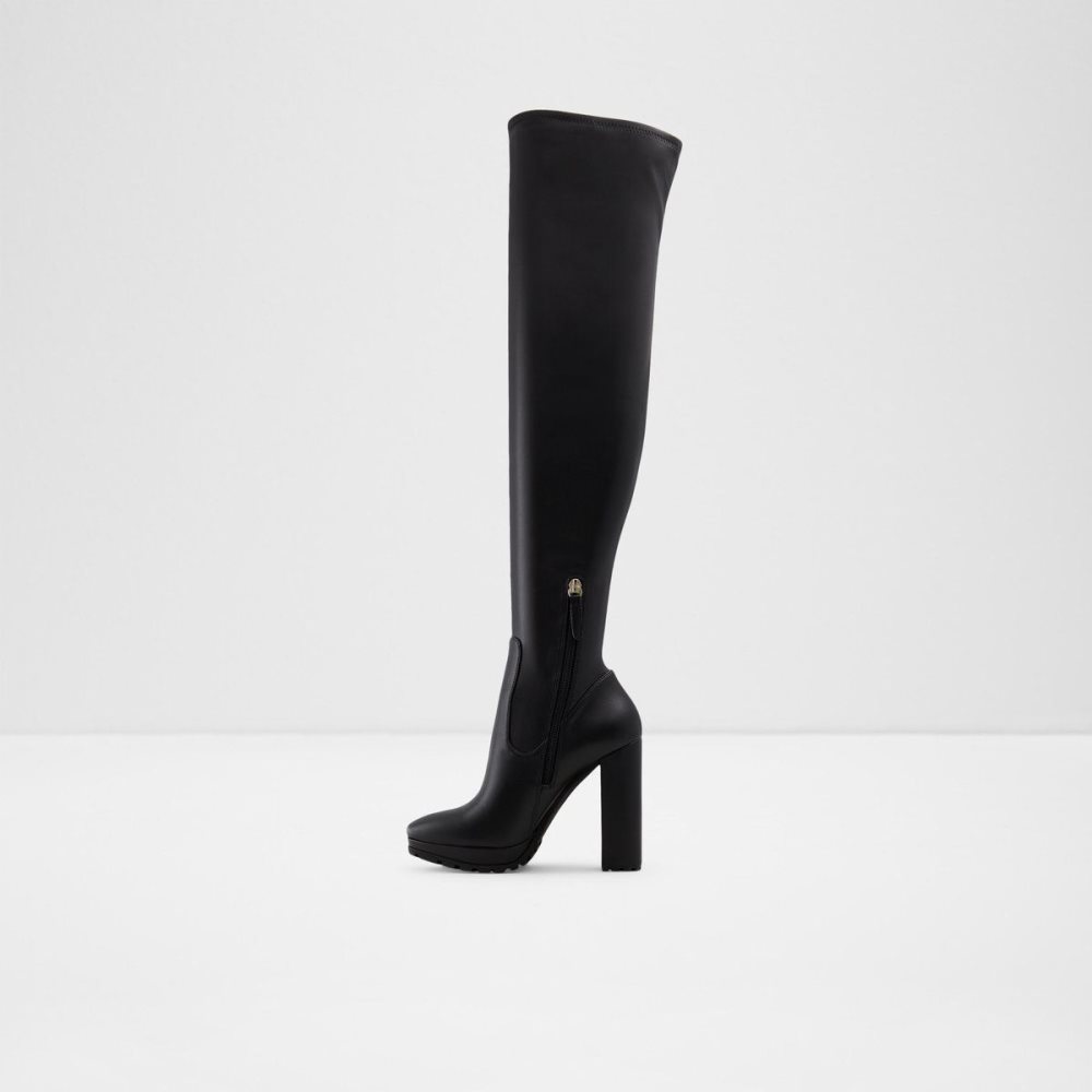 Női Aldo Cadeisa Over-the-knee boot Csizma Fekete | 754-RBAQHT