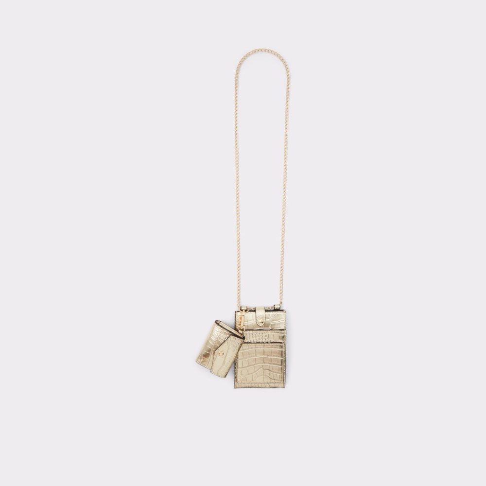 Női Aldo Card holder Pénztárca Arany | 751-FIJEDU