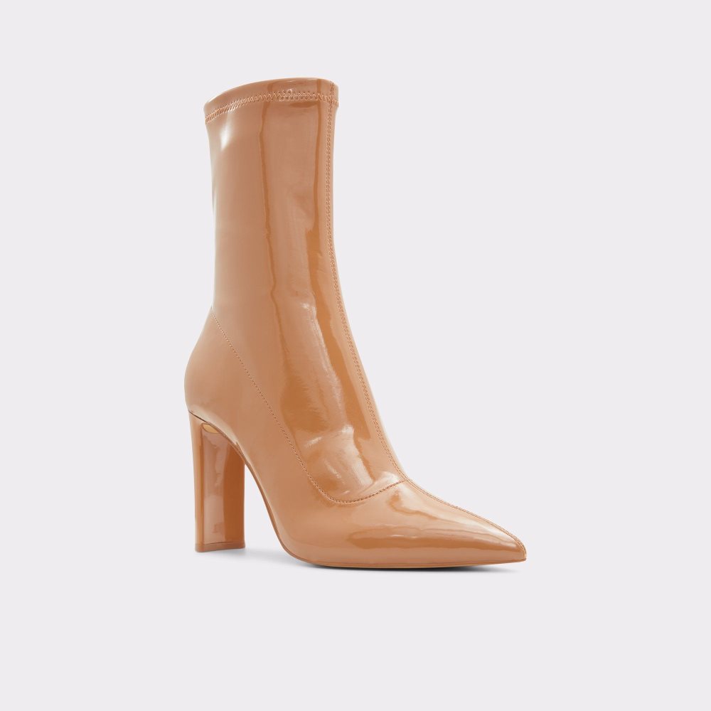 Női Aldo Catya Ankle boot Bokacsizma Barna | 360-AYCEZQ