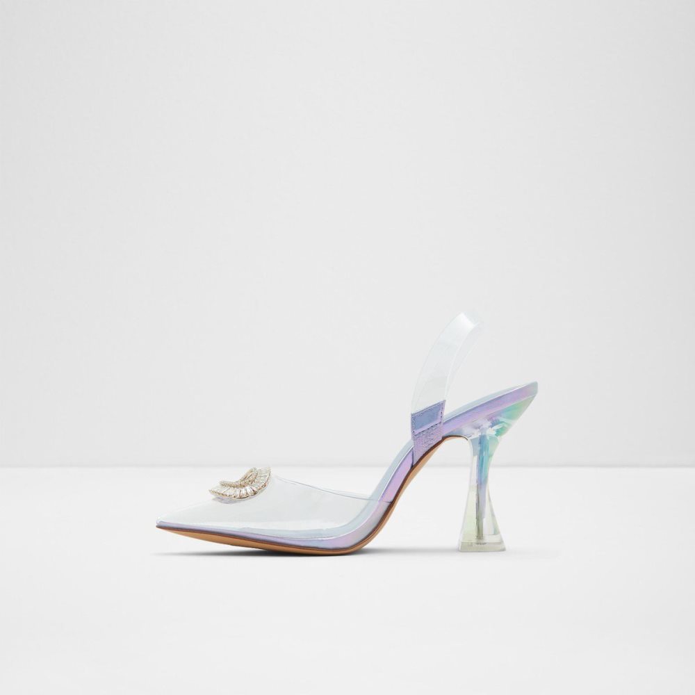 Női Aldo Cheers Sling back high heel Magassarkú Lila | 298-BLTFUO