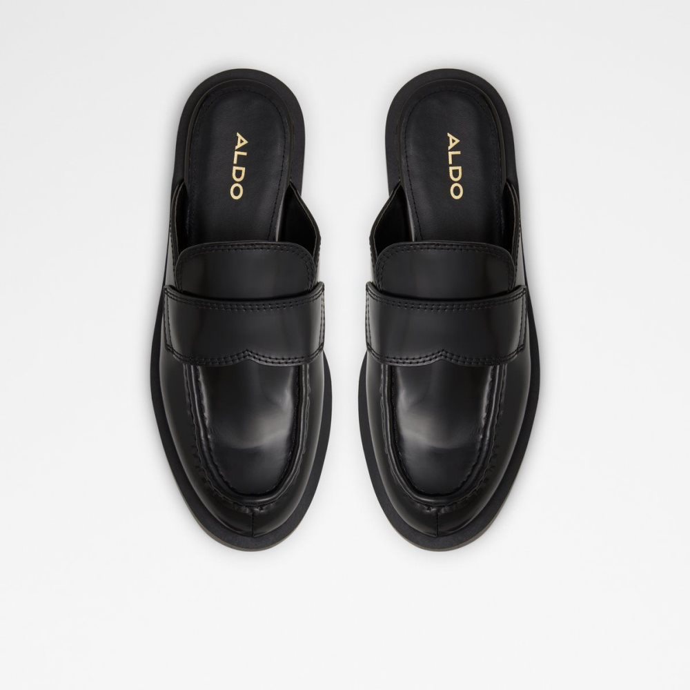 Női Aldo Confusum Mule Loafers Fekete | 019-NPEBTA