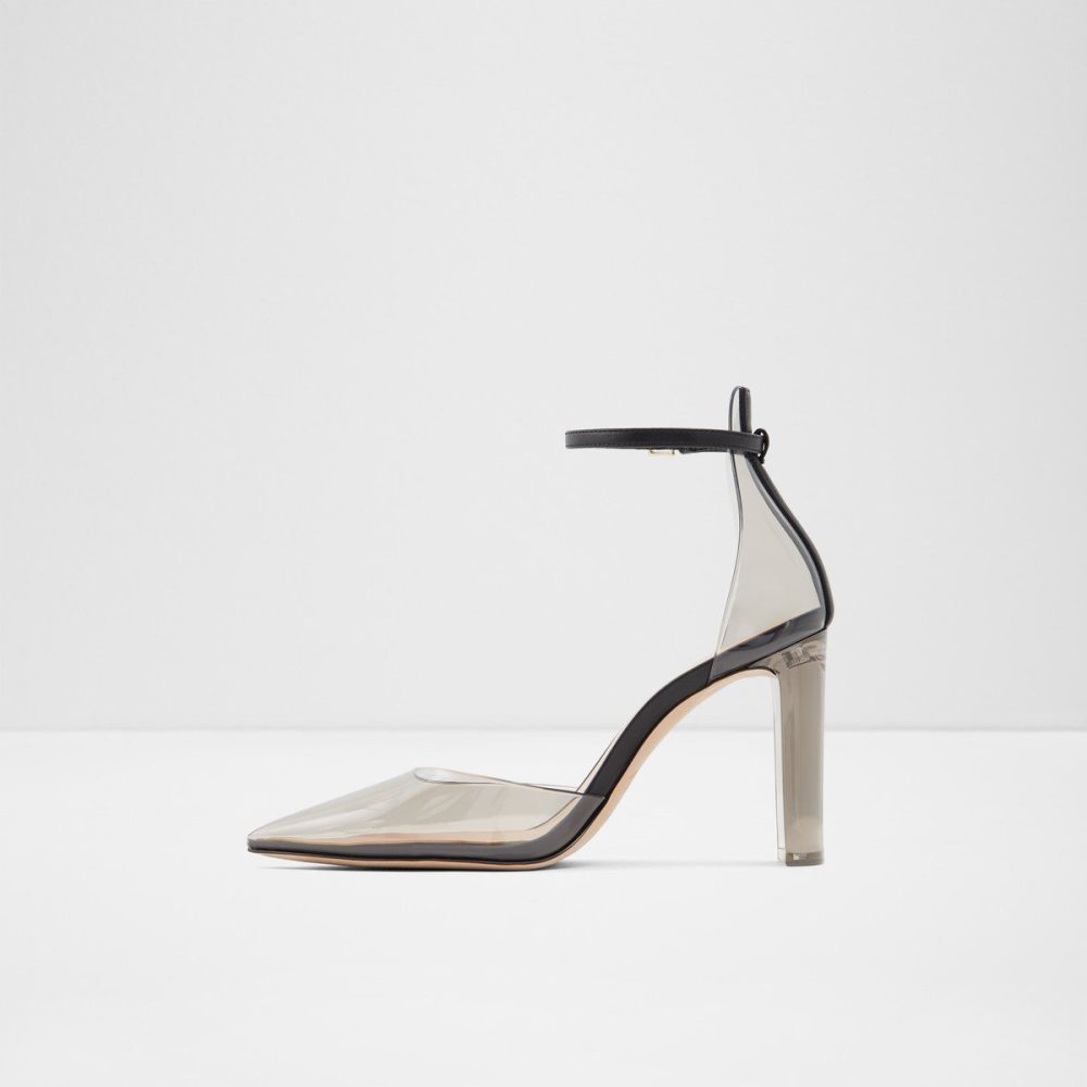 Női Aldo Deedee Strappy heeled shoe - Cup sole Magassarkú Fekete | 258-XTDRIL