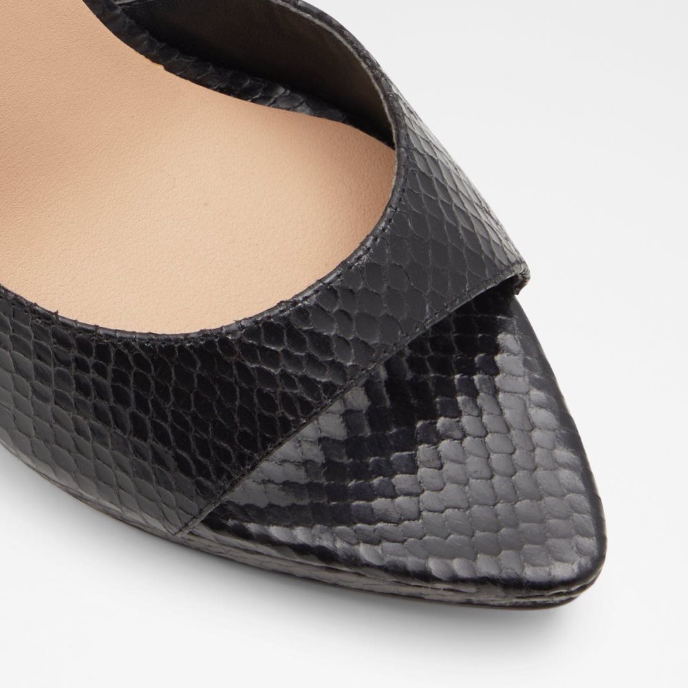 Női Aldo Docilla Strappy heeled sandal - Stiletto platform Platform Cipő Fekete | 512-GEMHJZ