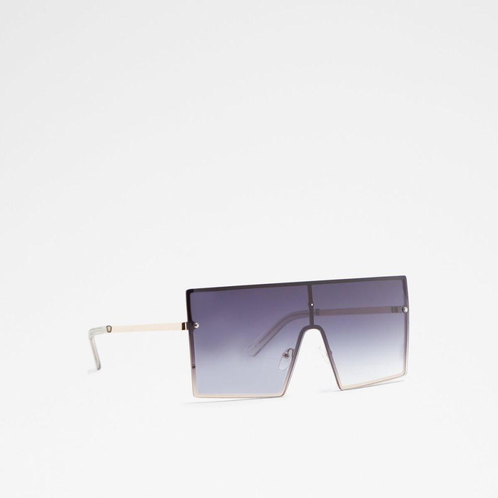 Női Aldo Dwawen Square sunglasses Napszemüveg Fekete Arany | 290-BOLHSJ