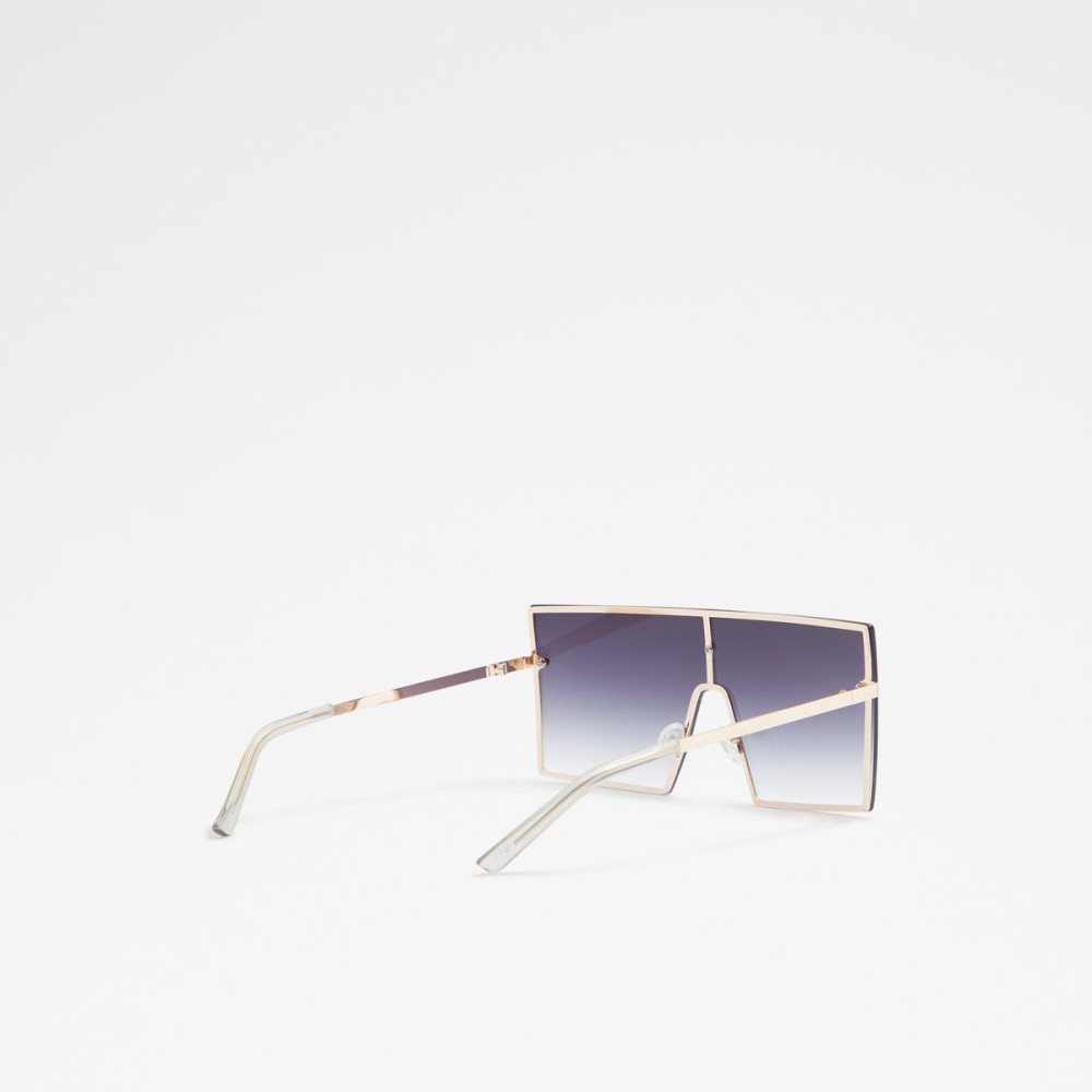 Női Aldo Dwawen Square sunglasses Napszemüveg Fekete Arany | 290-BOLHSJ