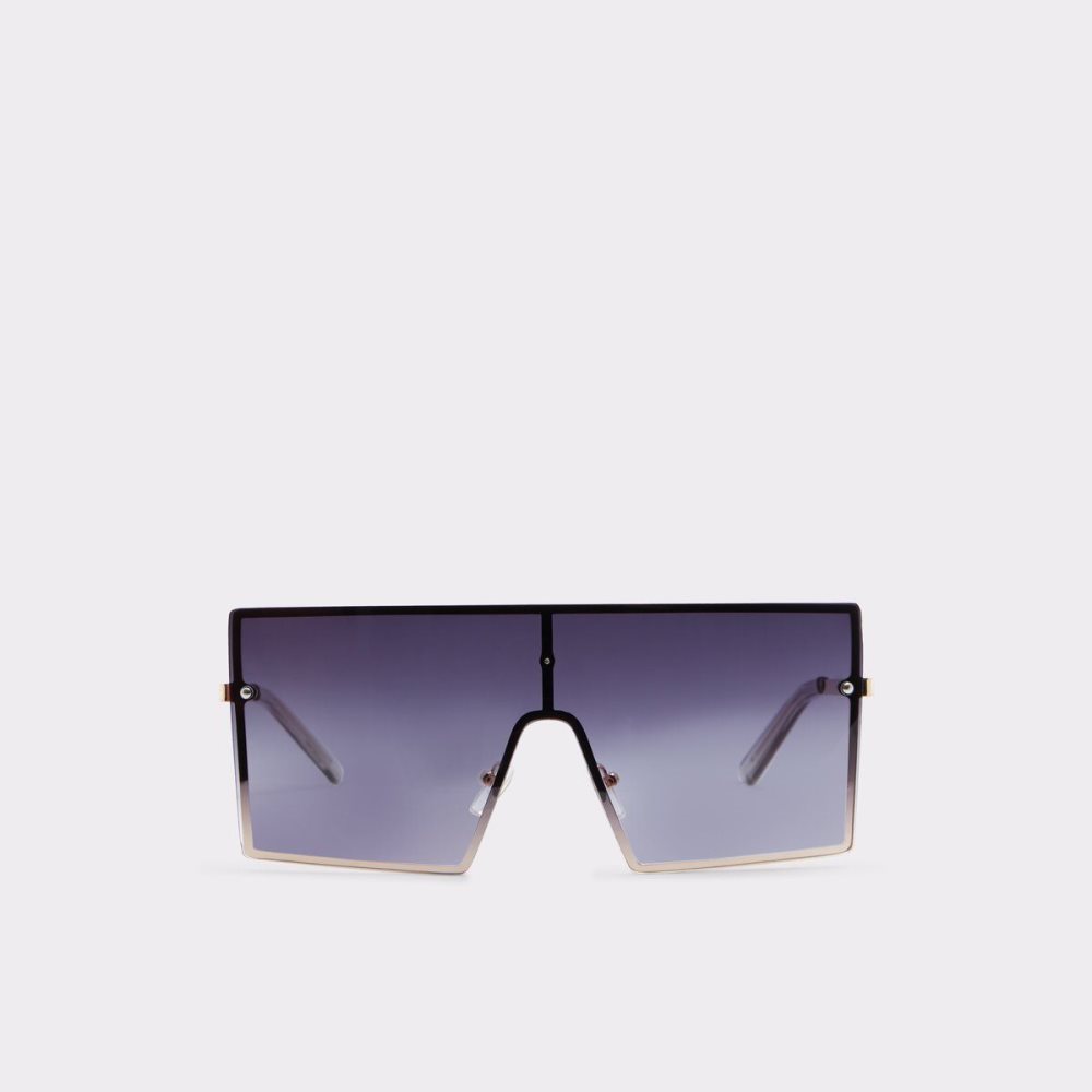 Női Aldo Dwawen Square sunglasses Napszemüveg Fekete Arany | 290-BOLHSJ
