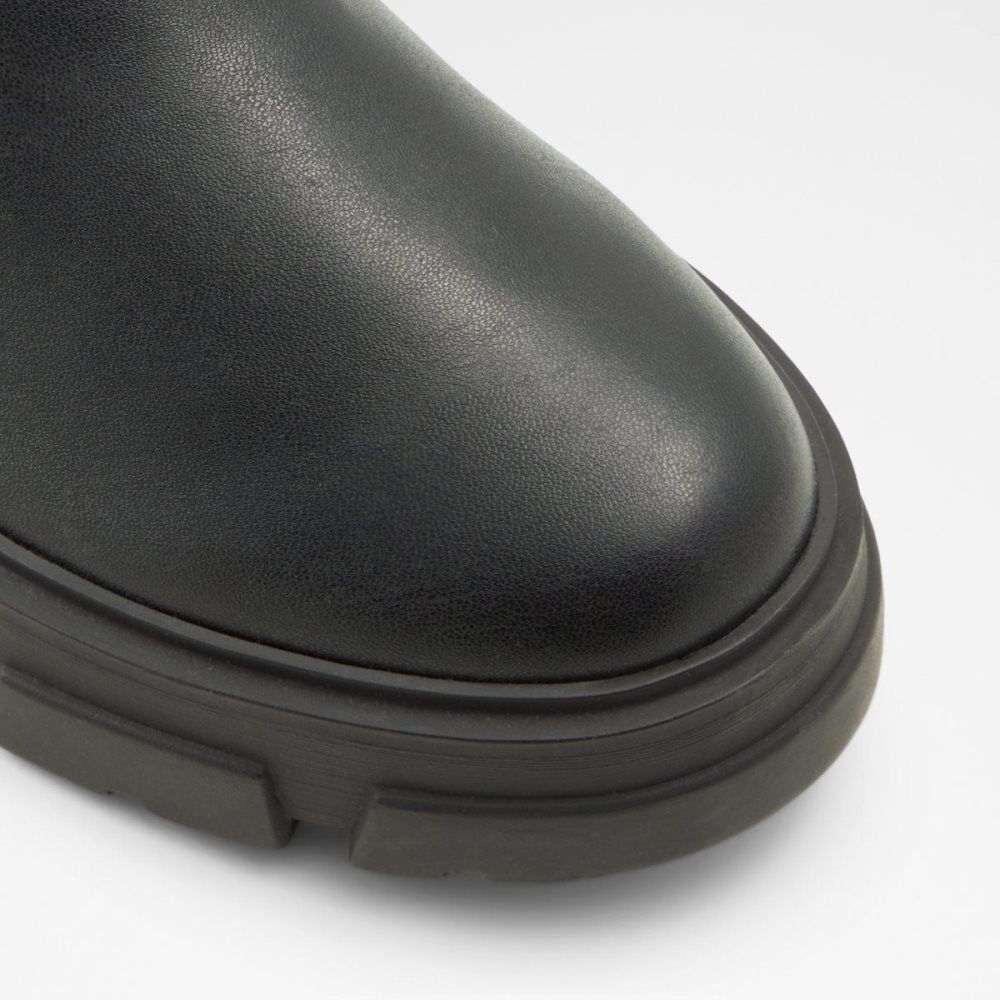 Női Aldo Dweradia Over-the-knee boot - Lug sole Csizma Fekete | 860-FATSLX