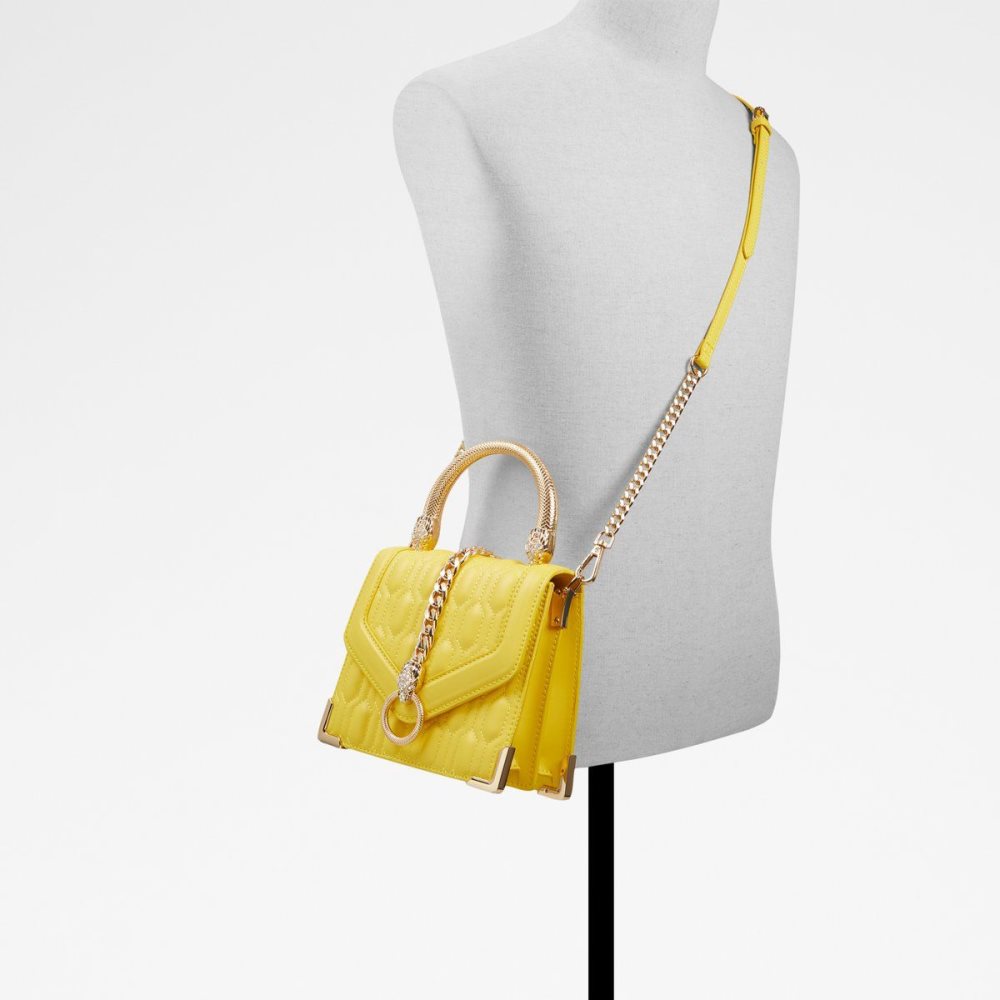 Női Aldo Easwen Top handle bag Top Handle Bags Sárga | 846-TQXFKL