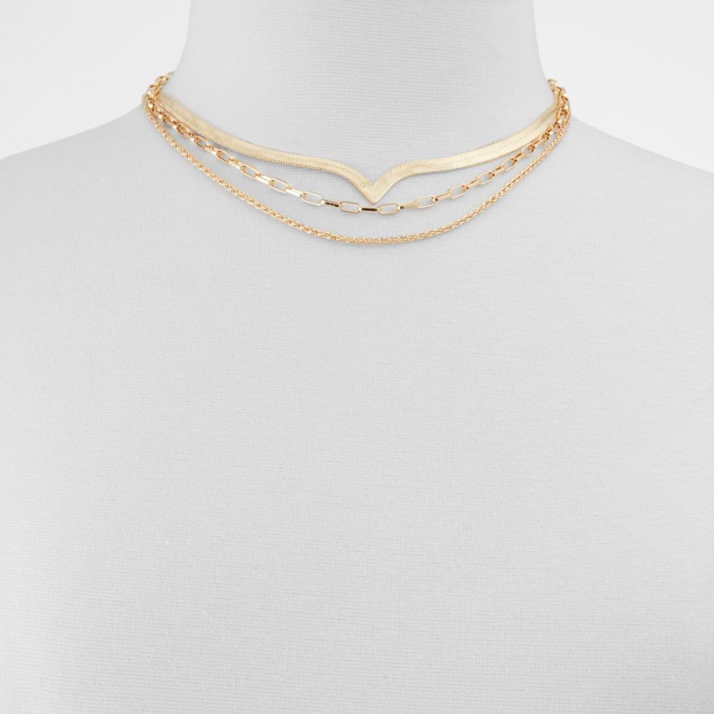 Női Aldo Ediagan Necklace Nyakláncok Arany | 309-BYOPZV