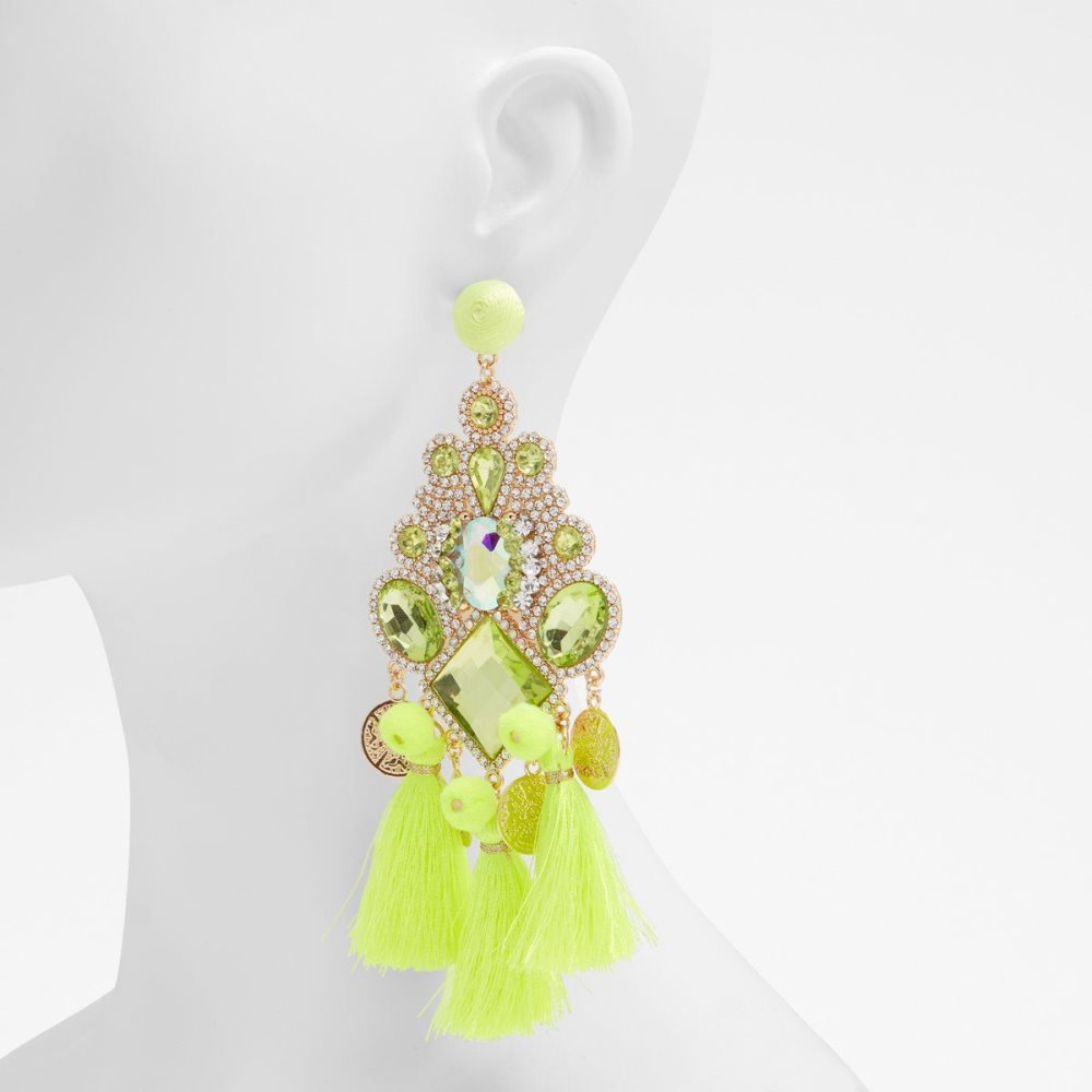 Női Aldo Escanaba earrings Fülbevalók Zöld | 305-SKZTHE
