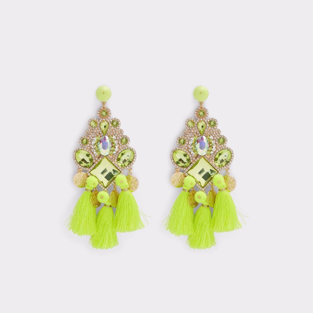 Női Aldo Escanaba earrings Fülbevalók Zöld | 305-SKZTHE