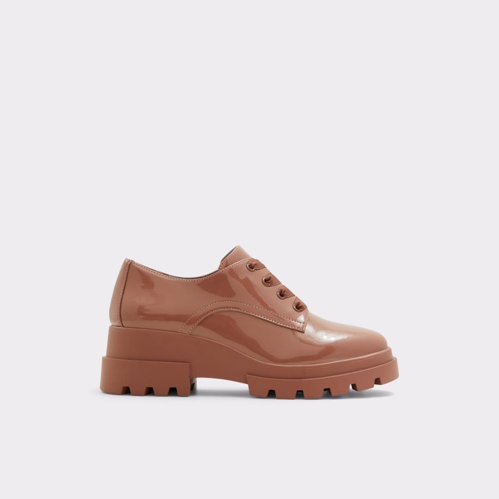 Női Aldo Farerel Oxford shoe - Lug sole Balerina Cipő Piros | 062-VKAORC