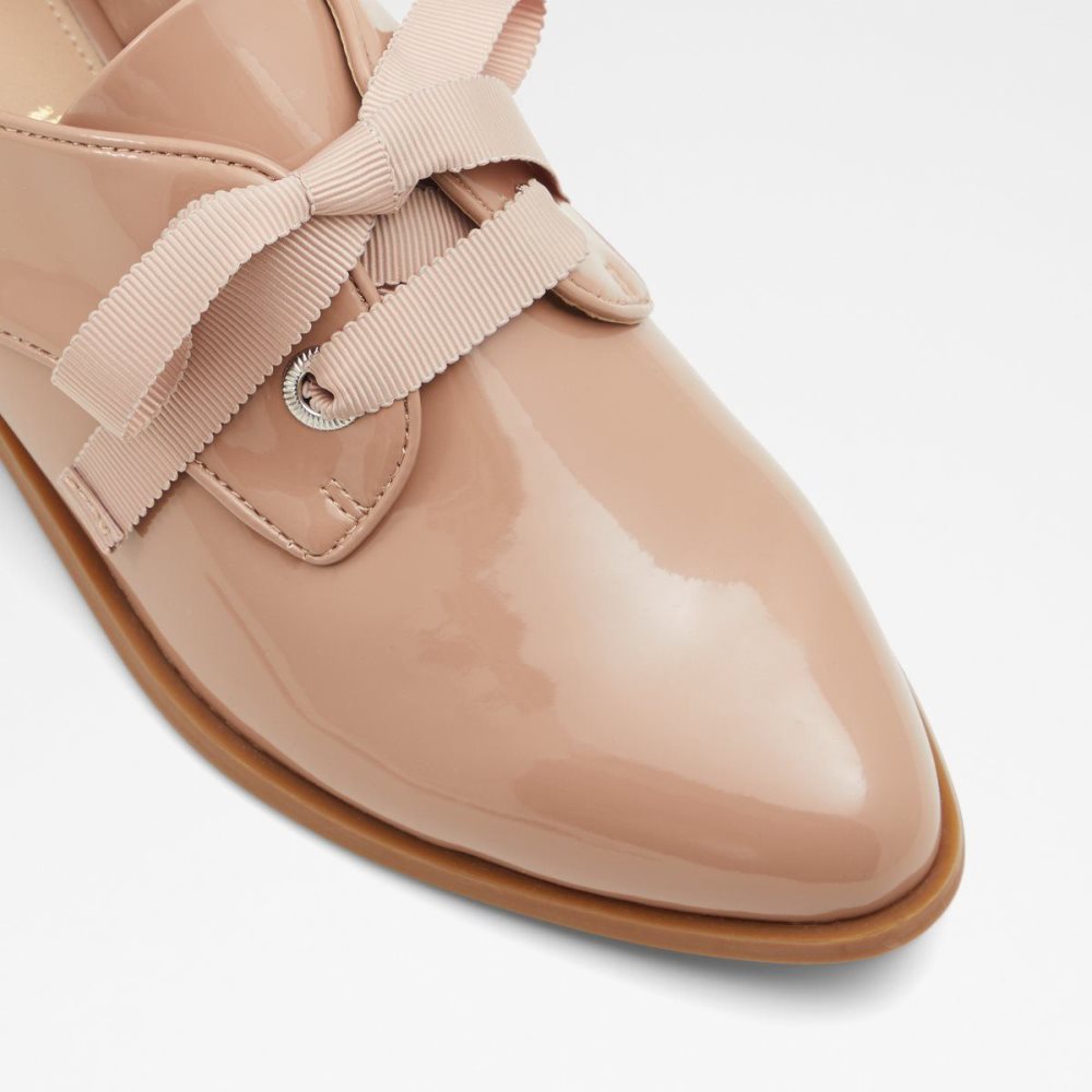 Női Aldo Gemelli Oxford shoe Balerina Cipő Világos Bézs | 948-QDXOHE