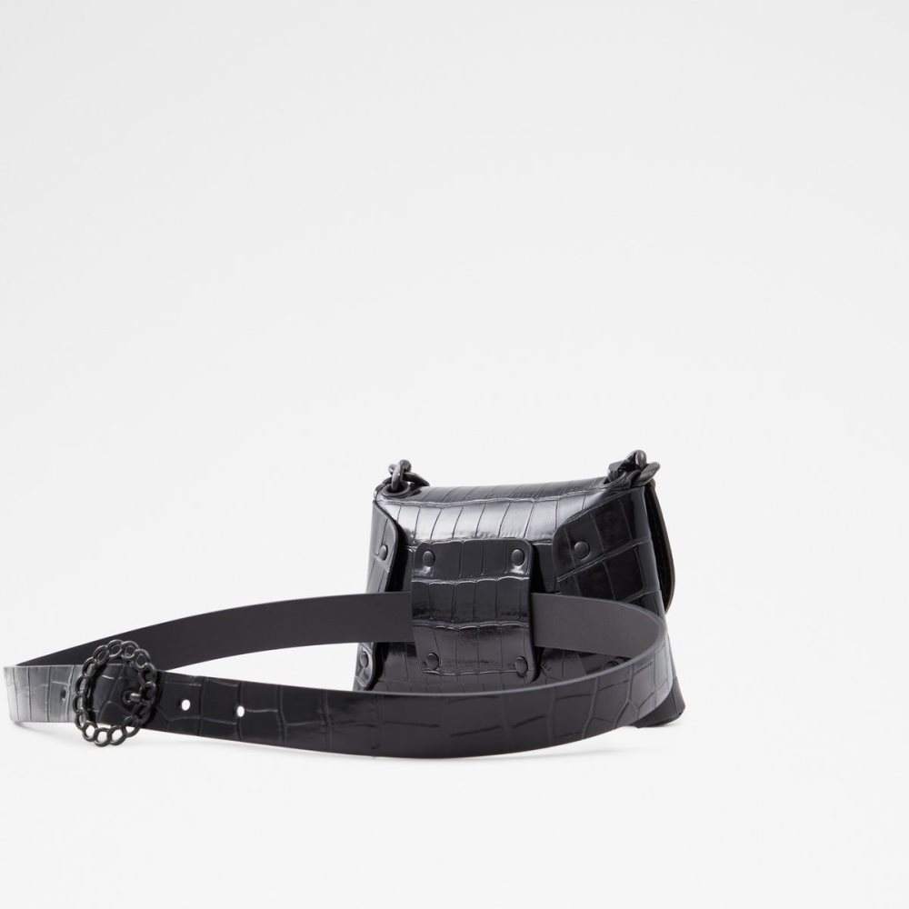 Női Aldo Glamverse Fanny pack Hátizsákok Fekete | 251-AYBFUW