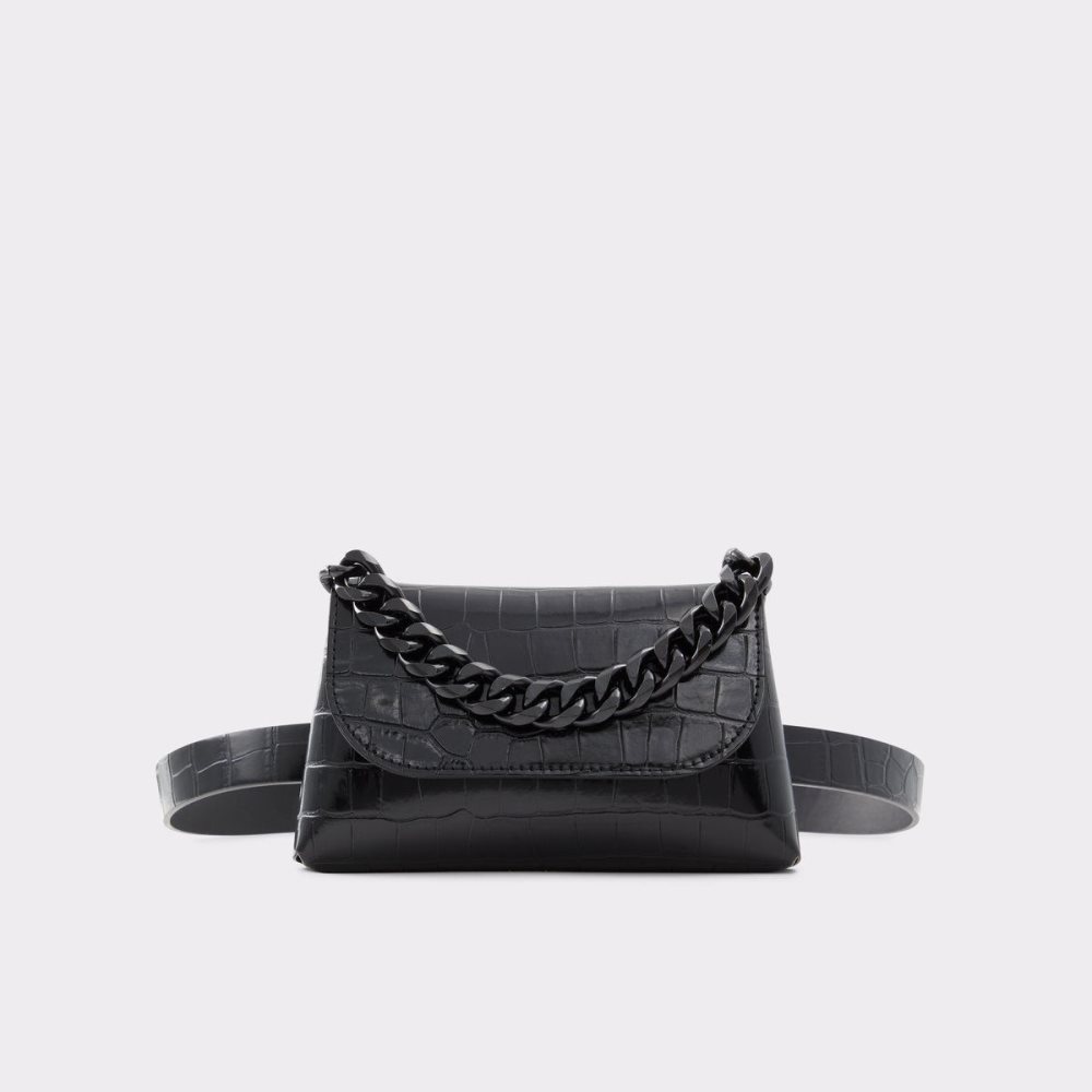 Női Aldo Glamverse Fanny pack Hátizsákok Fekete | 251-AYBFUW