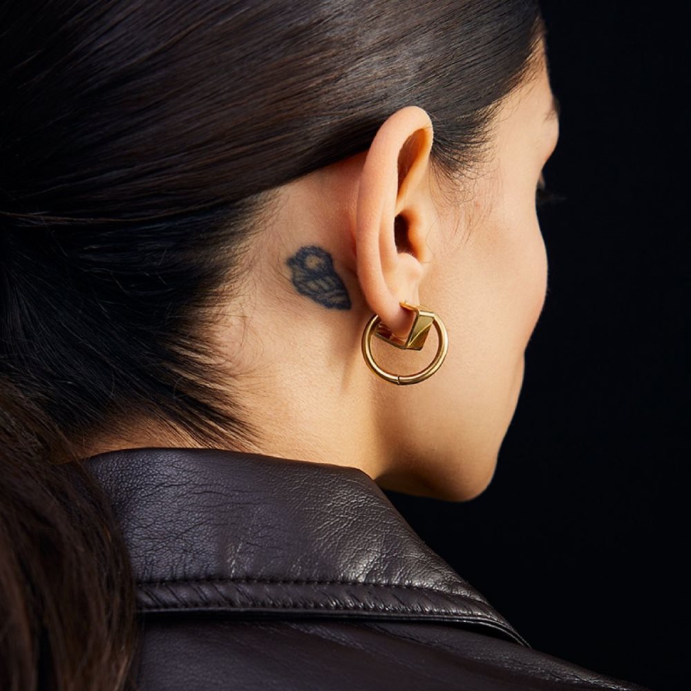 Női Aldo Granak Hoop earrings Fülbevalók Arany | 125-YDBHRV