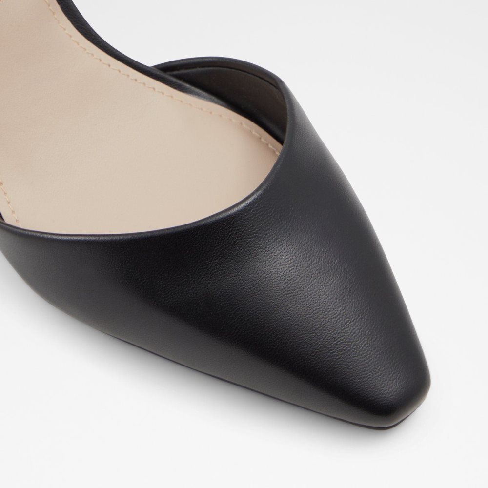 Női Aldo Grarwen Ankle strap heeled shoe Blokk Sarkú Cipő Fekete | 084-BCUAXE