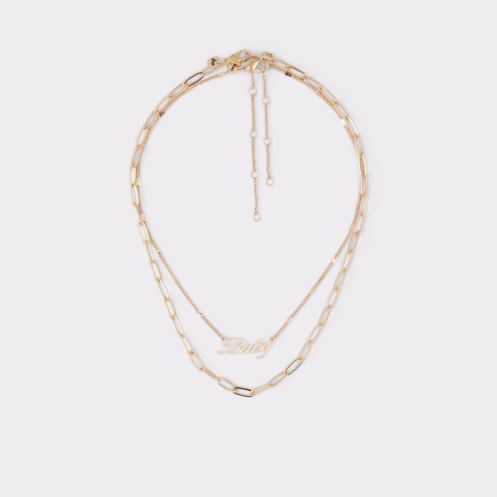 Női Aldo Gurbag Necklace Nyakláncok Arany | 413-ZGPTEC