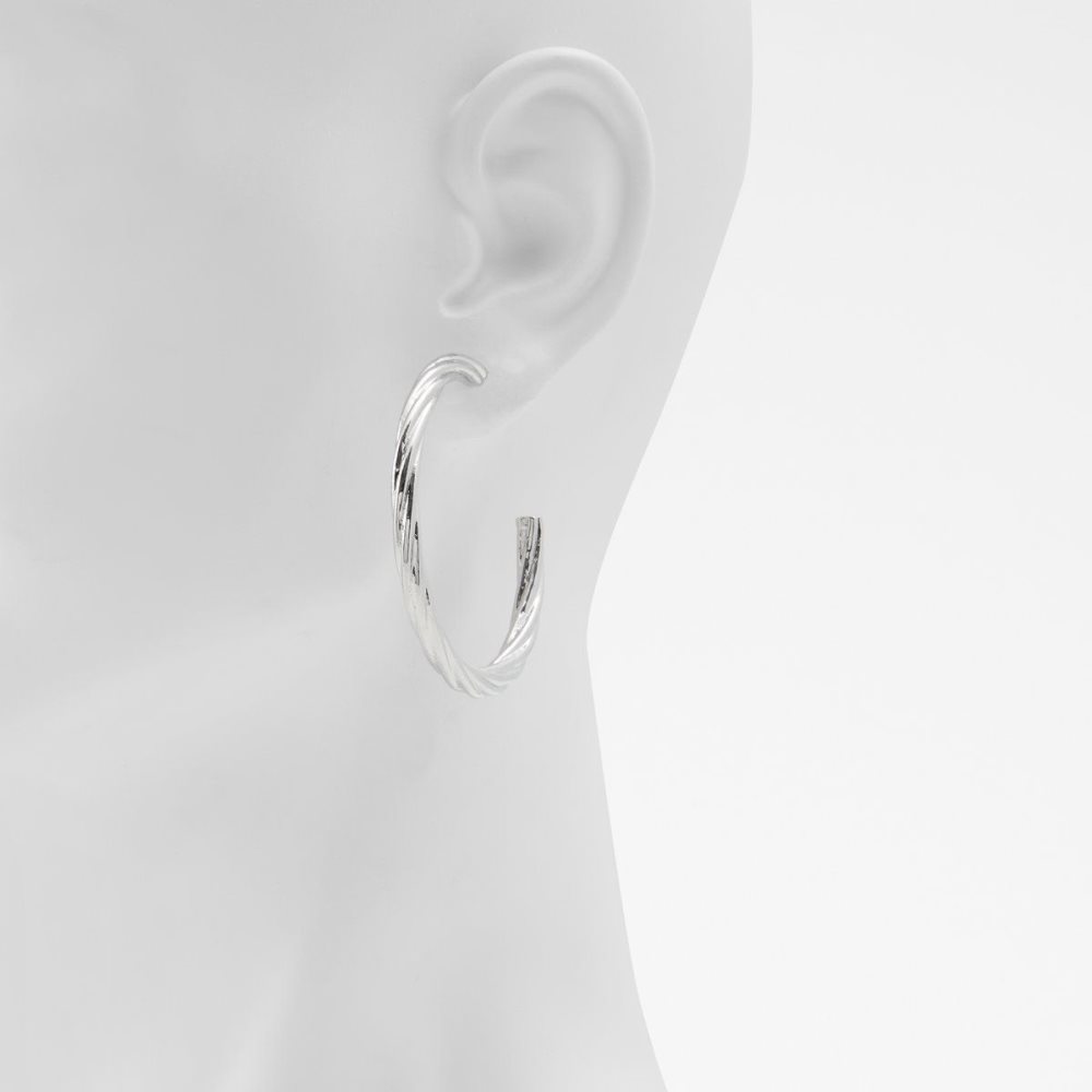 Női Aldo Gweasean Hoop earrings Fülbevalók Titán | 594-BTKAGZ