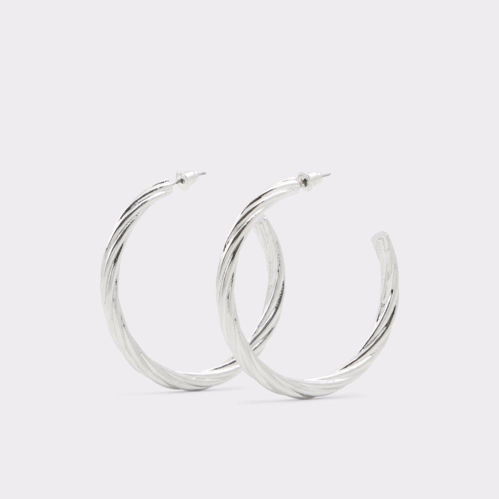 Női Aldo Gweasean Hoop earrings Fülbevalók Titán | 594-BTKAGZ
