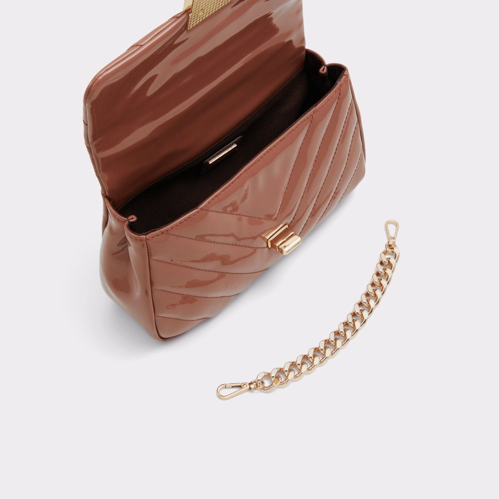 Női Aldo Hayssx Top handle bag Top Handle Bags Sötétbarna | 268-GTRHKA