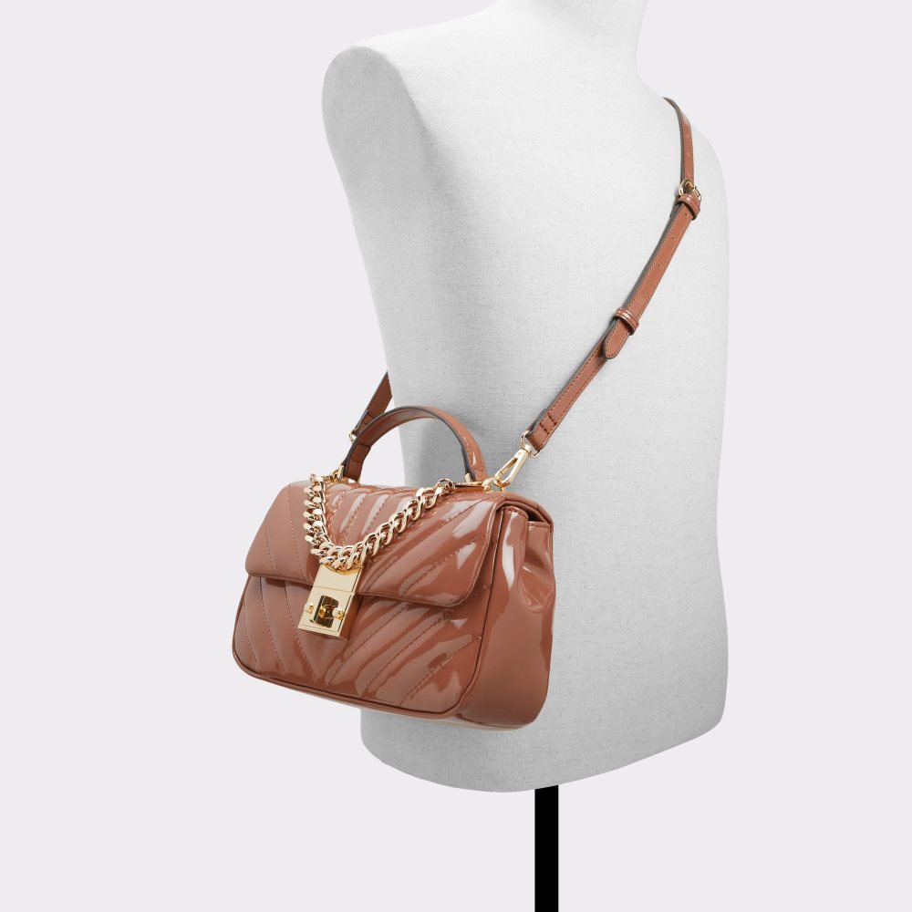 Női Aldo Hayssx Top handle bag Top Handle Bags Sötétbarna | 268-GTRHKA