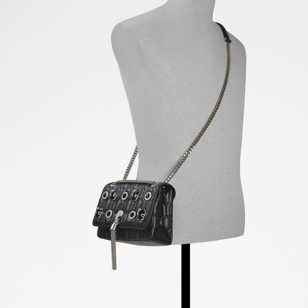 Női Aldo Heirloom Crossbody bag Clutch Fekete | 421-QVRGMT