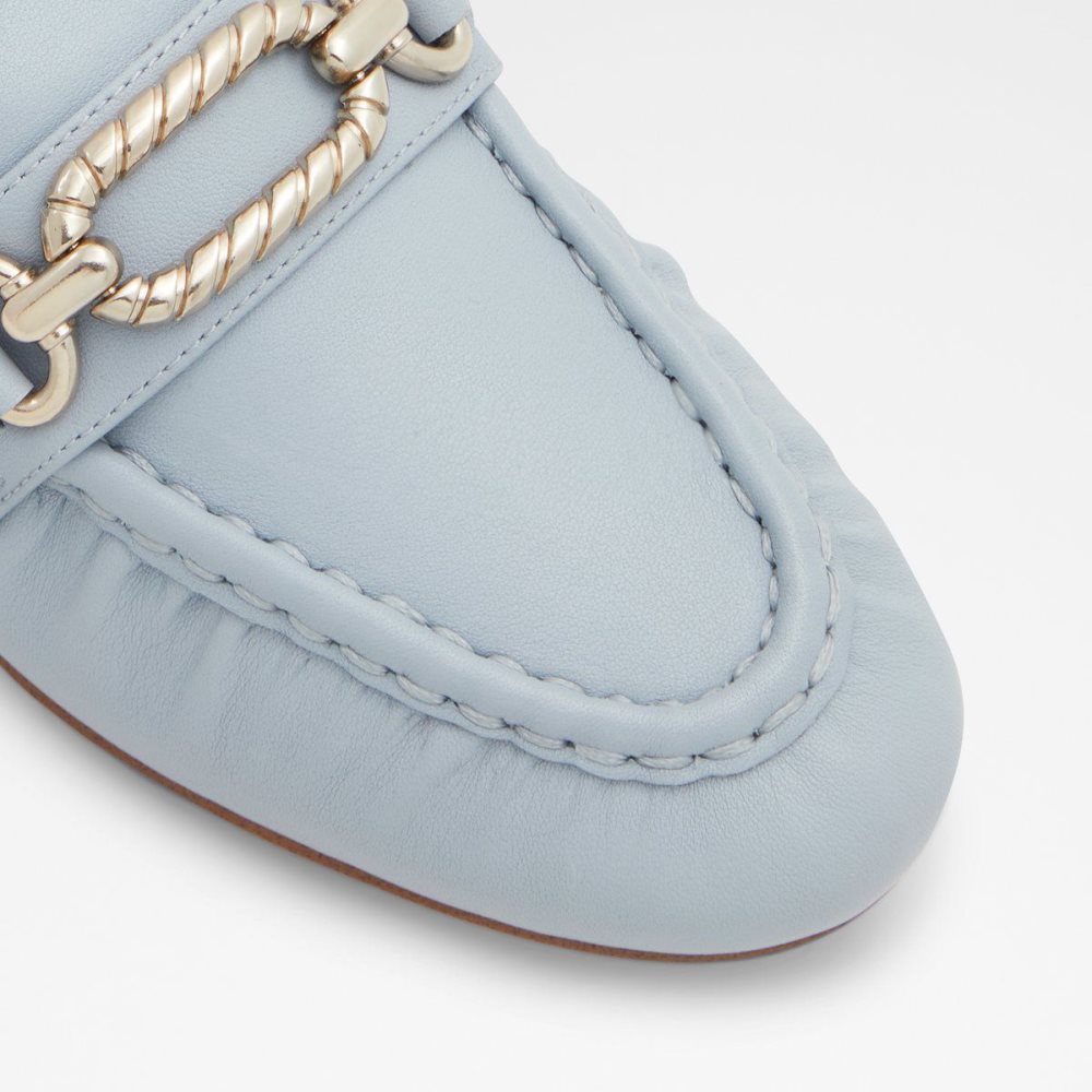 Női Aldo Hellen Loafer Balerina Cipő Világos Kék | 203-HTIORG