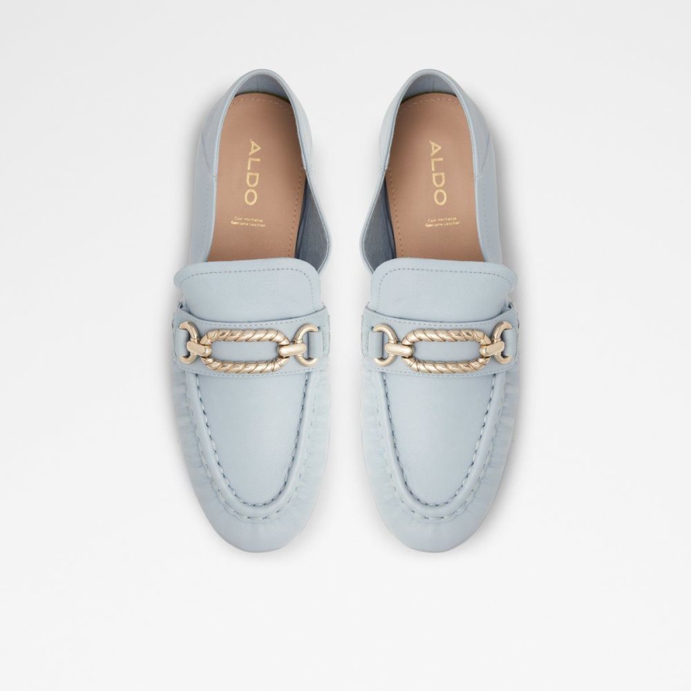Női Aldo Hellen Loafer Balerina Cipő Világos Kék | 203-HTIORG