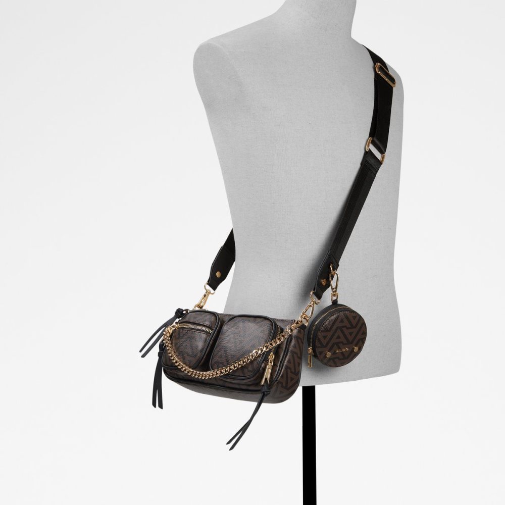 Női Aldo Iconistrope Crossbody bag Crossbody Táska Barna | 309-ECPBAN