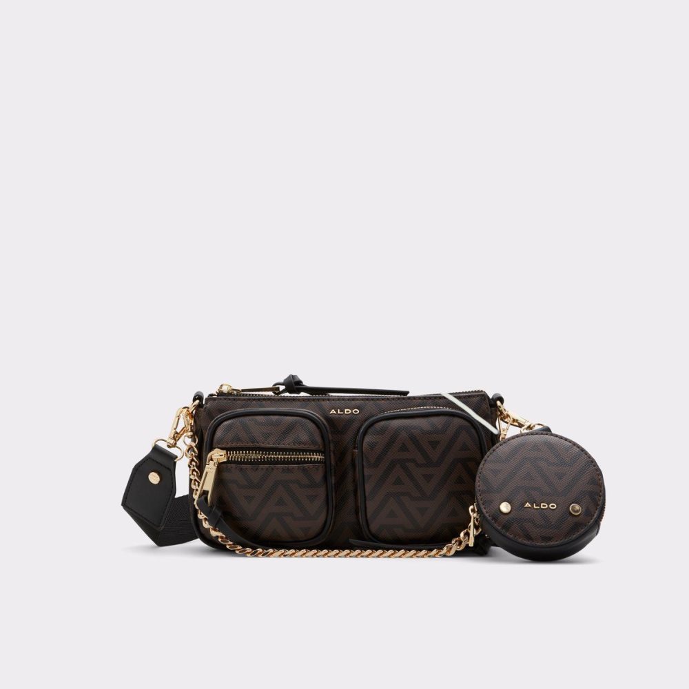 Női Aldo Iconistrope Crossbody bag Crossbody Táska Barna | 309-ECPBAN