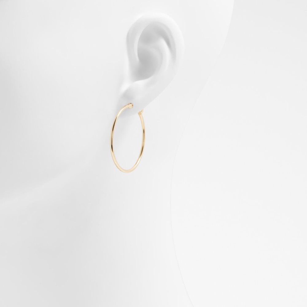Női Aldo Jaborosa Hoop earrings Fülbevalók Arany | 398-WZKJPE