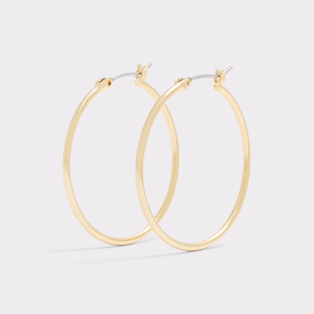 Női Aldo Jaborosa Hoop earrings Fülbevalók Arany | 398-WZKJPE