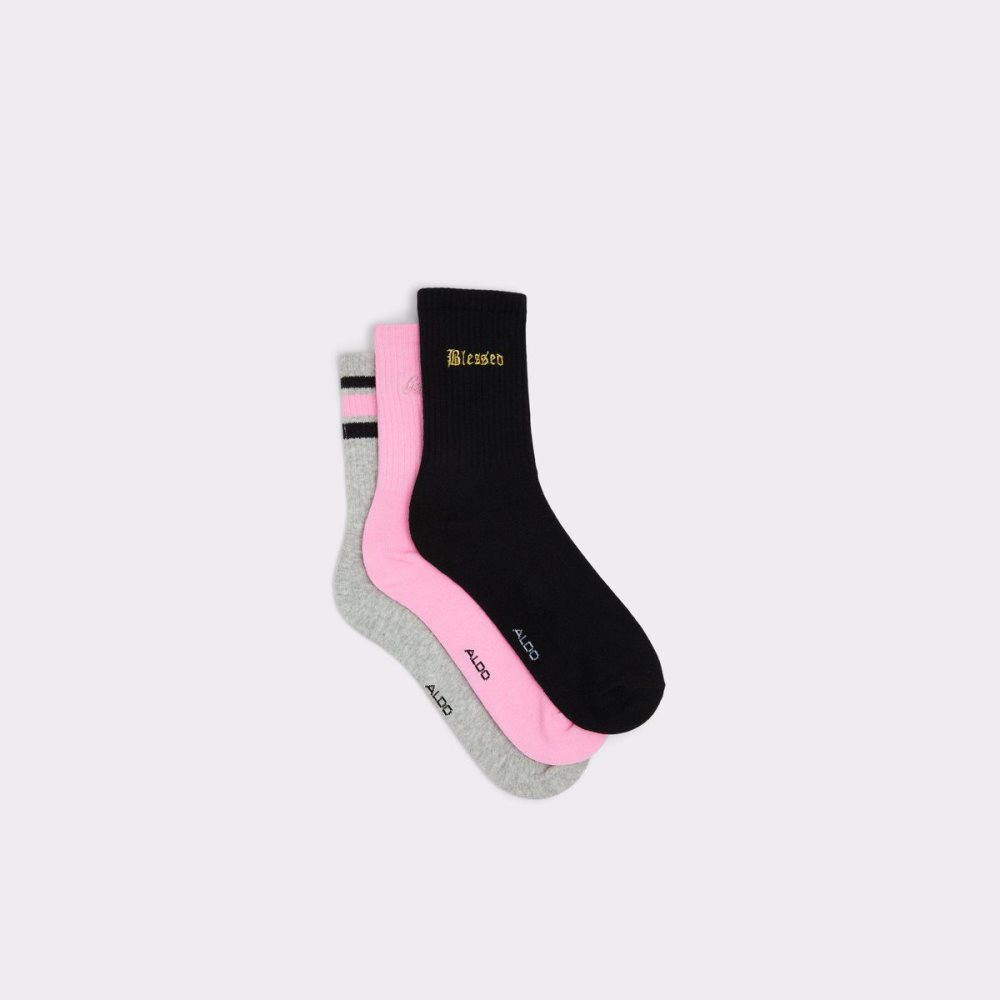 Női Aldo Jerialdan Socks Zokni Rózsaszín | 904-ODWGFT