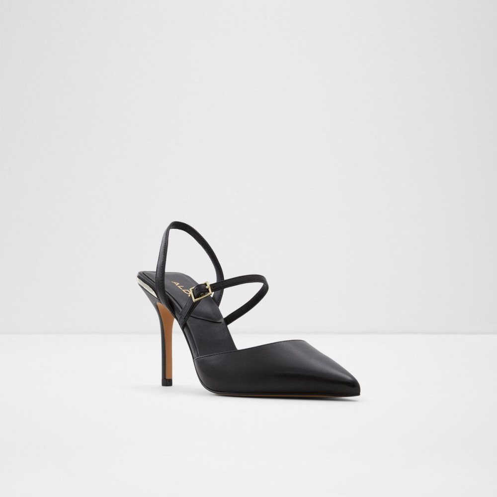 Női Aldo Jeriebaen Strappy heeled shoe - Stiletto heel Magassarkú Fekete | 152-EDXFBS