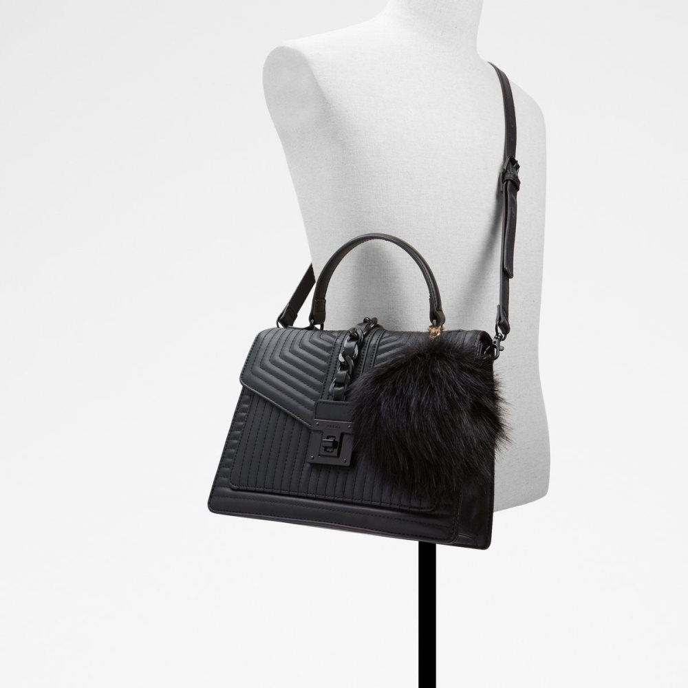 Női Aldo Jerilini Top handle bag Top Handle Bags Fekete | 904-DWZXRE