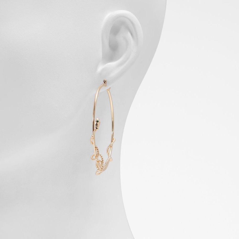 Női Aldo Jessielea Hoop earrings Fülbevalók Sötétzöld | 814-XYWNOC