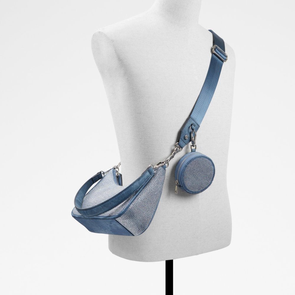 Női Aldo Jojo Shoulder bag Válltáskák Kék | 169-OUIWMJ