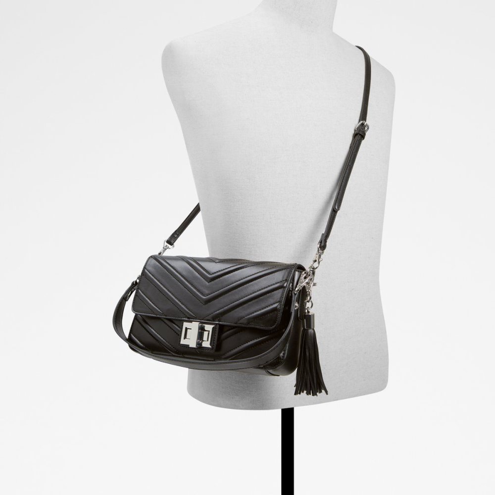 Női Aldo Kaoma Shoulder bag Válltáskák Fekete | 879-WFQGJV