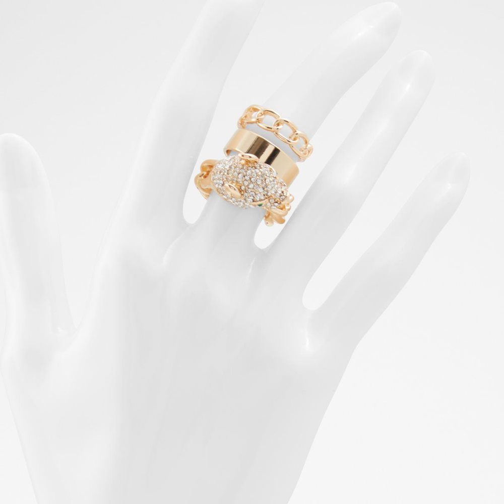Női Aldo Kedelalla Multi finger rings Gyűrűk Arany | 150-ZGPKXS