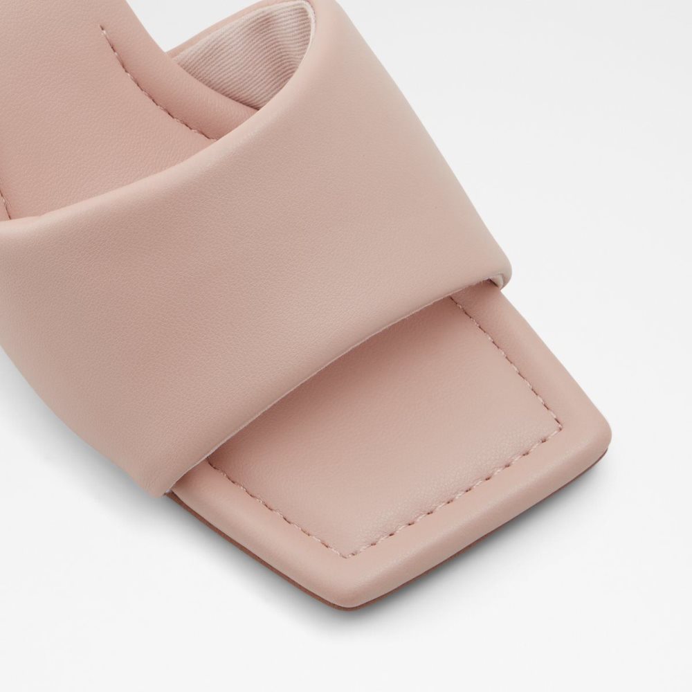Női Aldo Kylah High heel sandal - Block heel Blokk Sarkú Cipő Világos Rózsaszín | 650-UOASFM