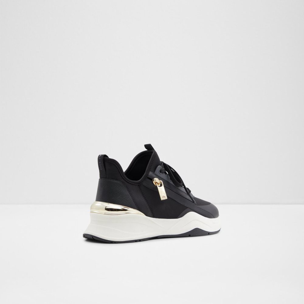 Női Aldo Labedar Wedge sneaker - Jogger sole Sportcipő Fekete | 073-QWSMBI
