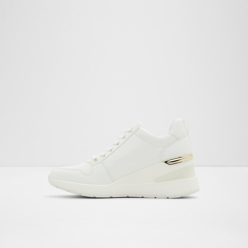 Női Aldo Larose Wedge sneaker - Wedge heel Sportcipő Fehér | 498-JOIFZQ