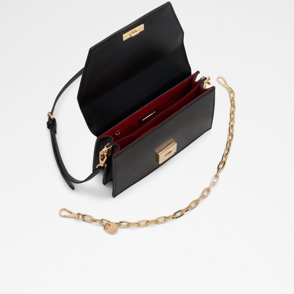 Női Aldo Lastours Crossbody clutch Crossbody Táska Fekete | 648-XTLVAU