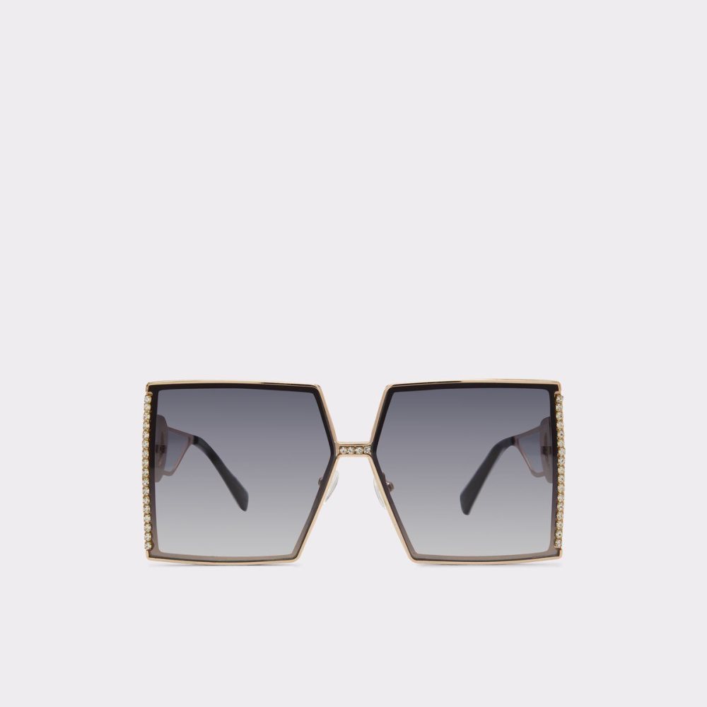 Női Aldo Leewin Sunglasses Napszemüveg Fekete Arany | 867-ITWVFC