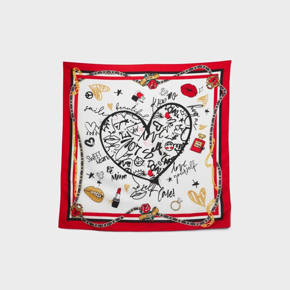 Női Aldo Lenandra Scarf Kalap Piros | 641-VLWASQ