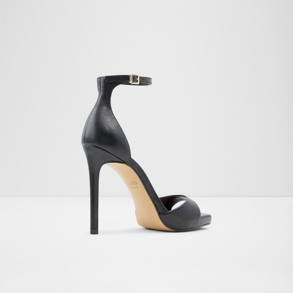 Női Aldo Livia High heel sandal - Platform Platform Cipő Fekete | 927-TONCJP