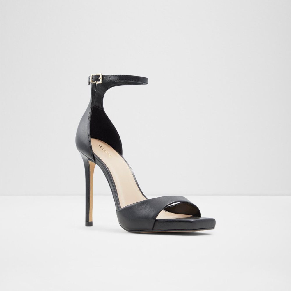 Női Aldo Livia High heel sandal - Platform Platform Cipő Fekete | 927-TONCJP